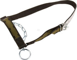 Cow halter with chin chain