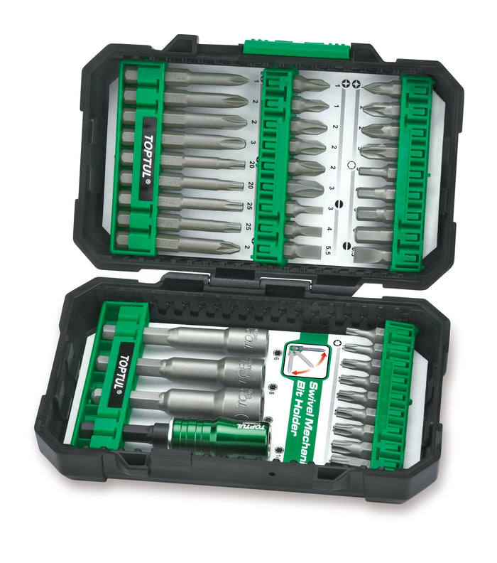 40PCS 1/4" Hex Drive Screwdriver Bit Set