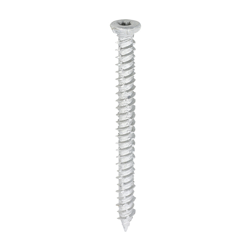 Timco Multi-Fix Concrete Screw - Countersunk - Silver Organic