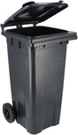 Transoplast 2-wheel plastic waste container 120 litres