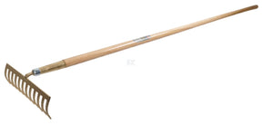 Atlas lawn rake with bent tines