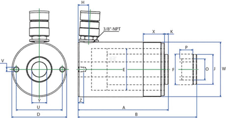 Betex Hollow cylinder NSHS for hand pump