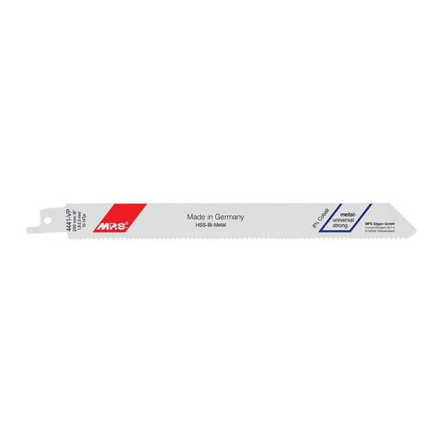 MPS Recip Blade Metal Strong 10-14Tpi 200mm Metal Strong 8% Co 5pk