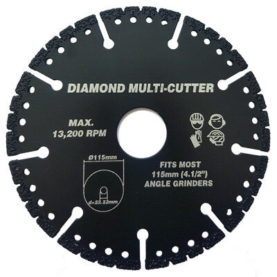 Vires Diamond Multi Cutter 22.2mm bore – 115mm