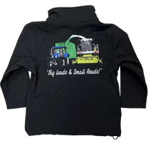 KIDS IMPACT SOFTSHELL JACKET  BLACK COUNTRY LIFE