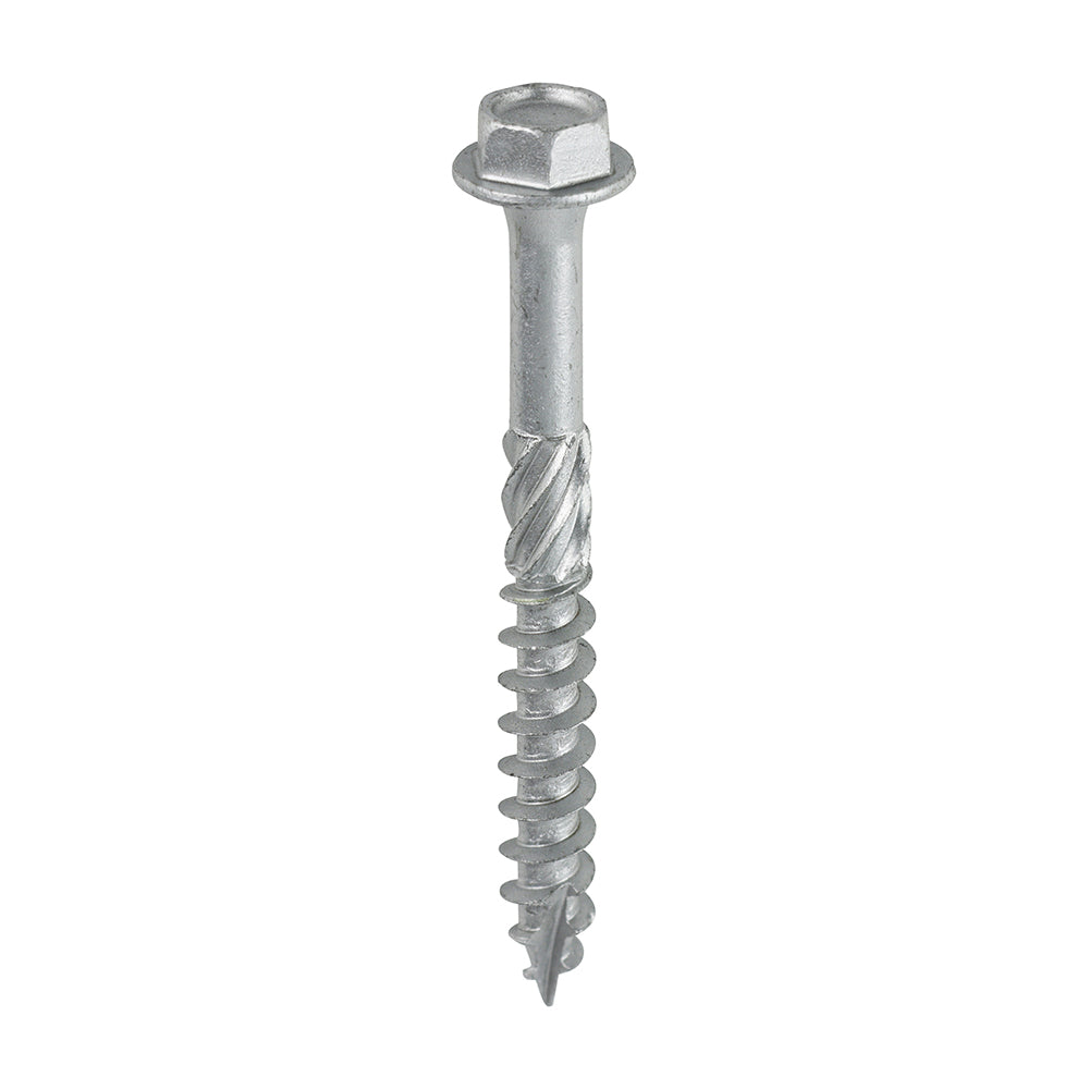 Timco Timber Screw - Hex - Exterior Silver
