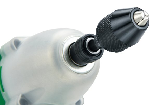 1/4" hex shank keyless chuck 9.5mm