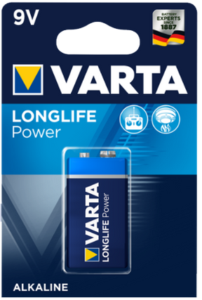 Varta Longlife Power 9V Battery 1Pc