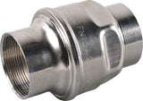 Check valve - Stainless steel - 2x female thread