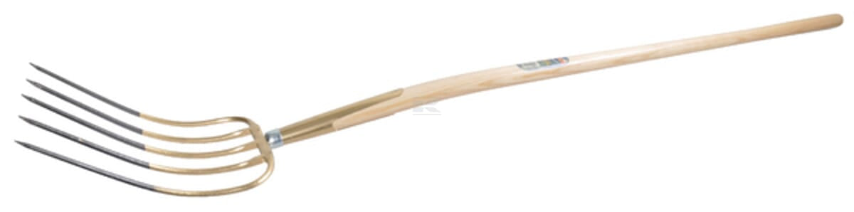 Atlas Manure Forks, bronze with handle