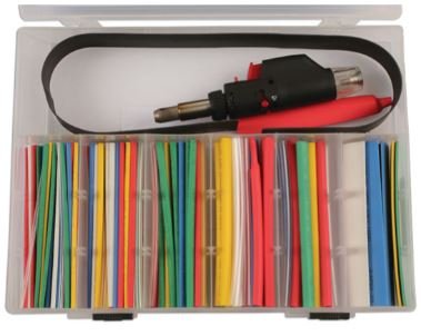 Torch with Heat Shrink Tubing Set 162pc