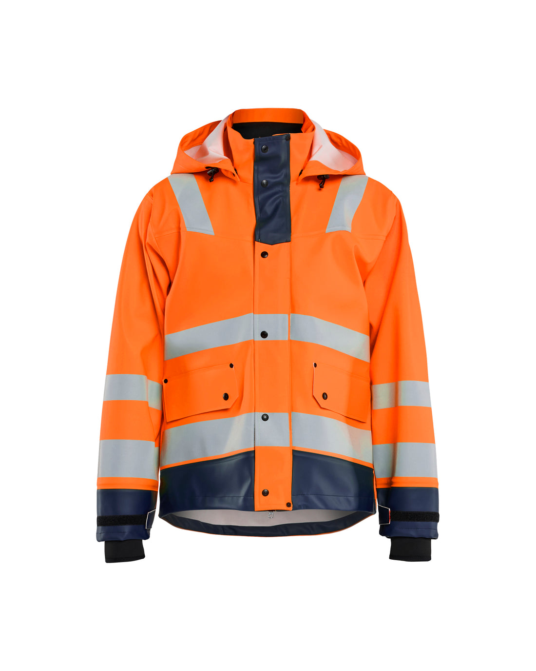 Blaklader 4327 Rain jacket Hi-Vis Level 3