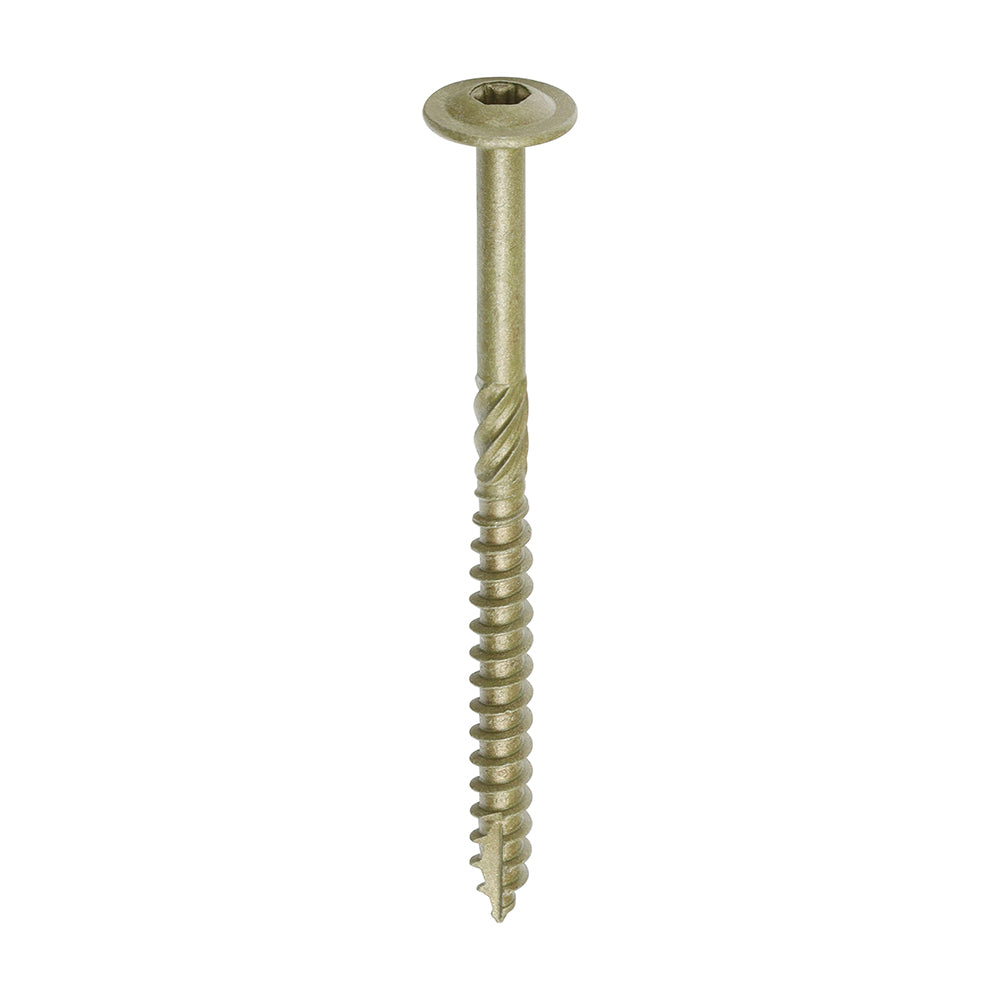Timco In-Dex Timber Screws - Wafer Head Exterior Green