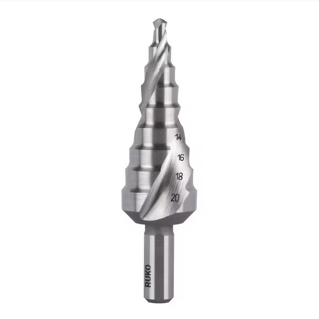 RUKO Step Drills HSS With 2 Flutes 4-20