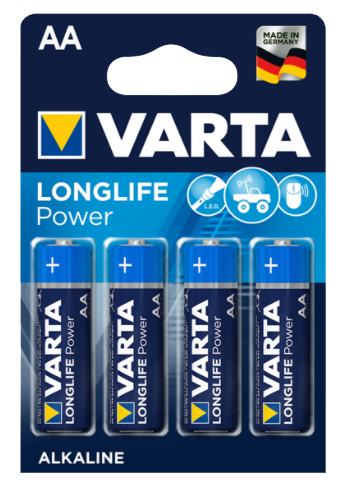 Varta Longlife Power AA Battery 4pk