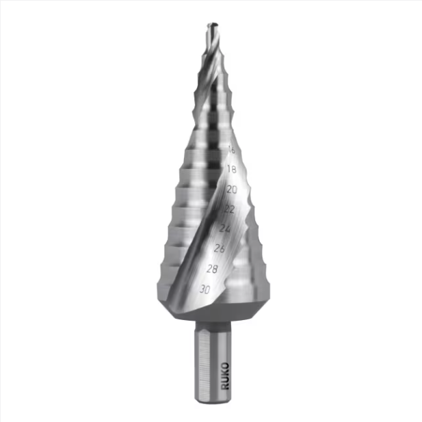 RUKO Step Drills HSS With 2 Flutes
