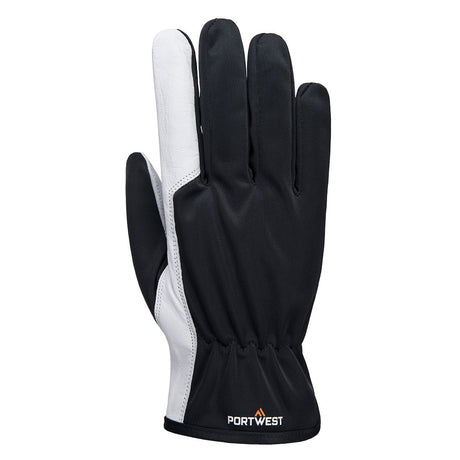Portwest A281 Mechanic 120 Leather Palm Glove Grey