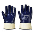 Portwest A302 Grip Nitrile Fully Dipped Safety Cuff Navy