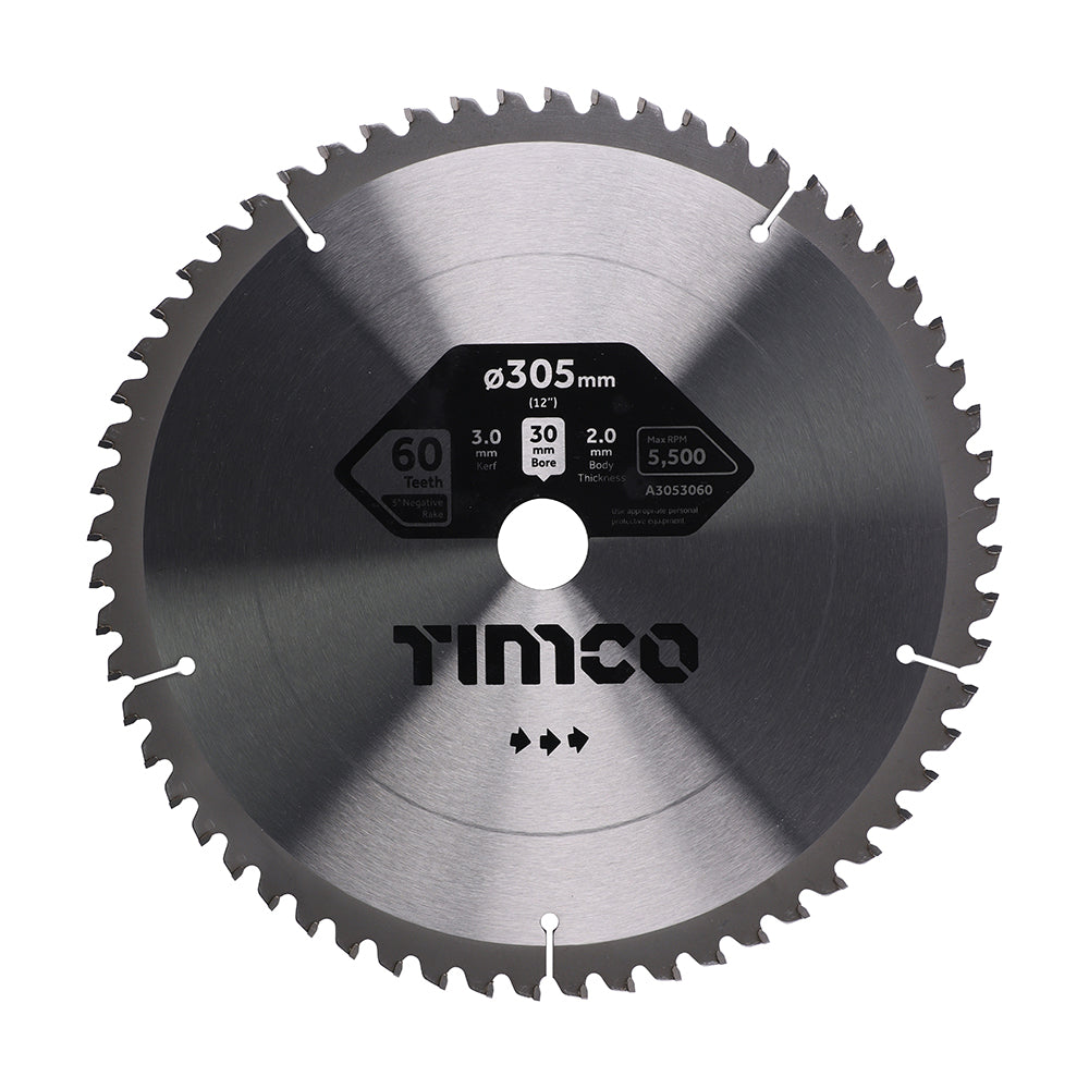 Timco -5 Degree Aluminium Saw Blades