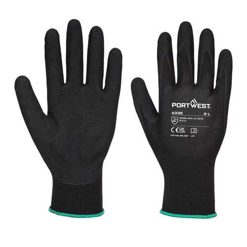Portwest A335 Grip 15 Polyester Nitrile Sandy Glove