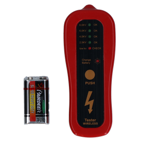 Fence tester with LED display