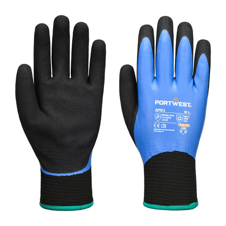 Portwest AP01 Cold 13 Latex Aqua Glove Colour B8