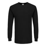 Portwest B123 Thermal T-Shirt Long Sleeve Black