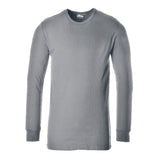 Portwest B123 Thermal T-Shirt Long Sleeve Grey