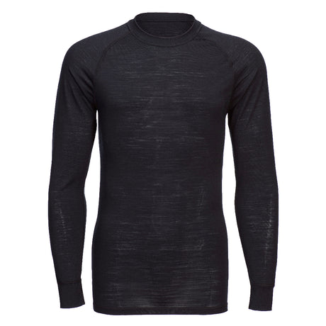 Portwest B183 Merino Wool Crewneck Baselayer Top Black