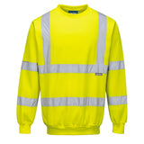 Portwest B303 Hi-Vis Sweatshirt Yellow