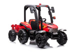 AgriPow 24V Electric Ride On Tractor with Trailer Red