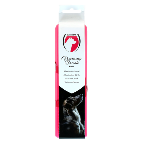 Excellent Pets Grooming Brush Medium Pink