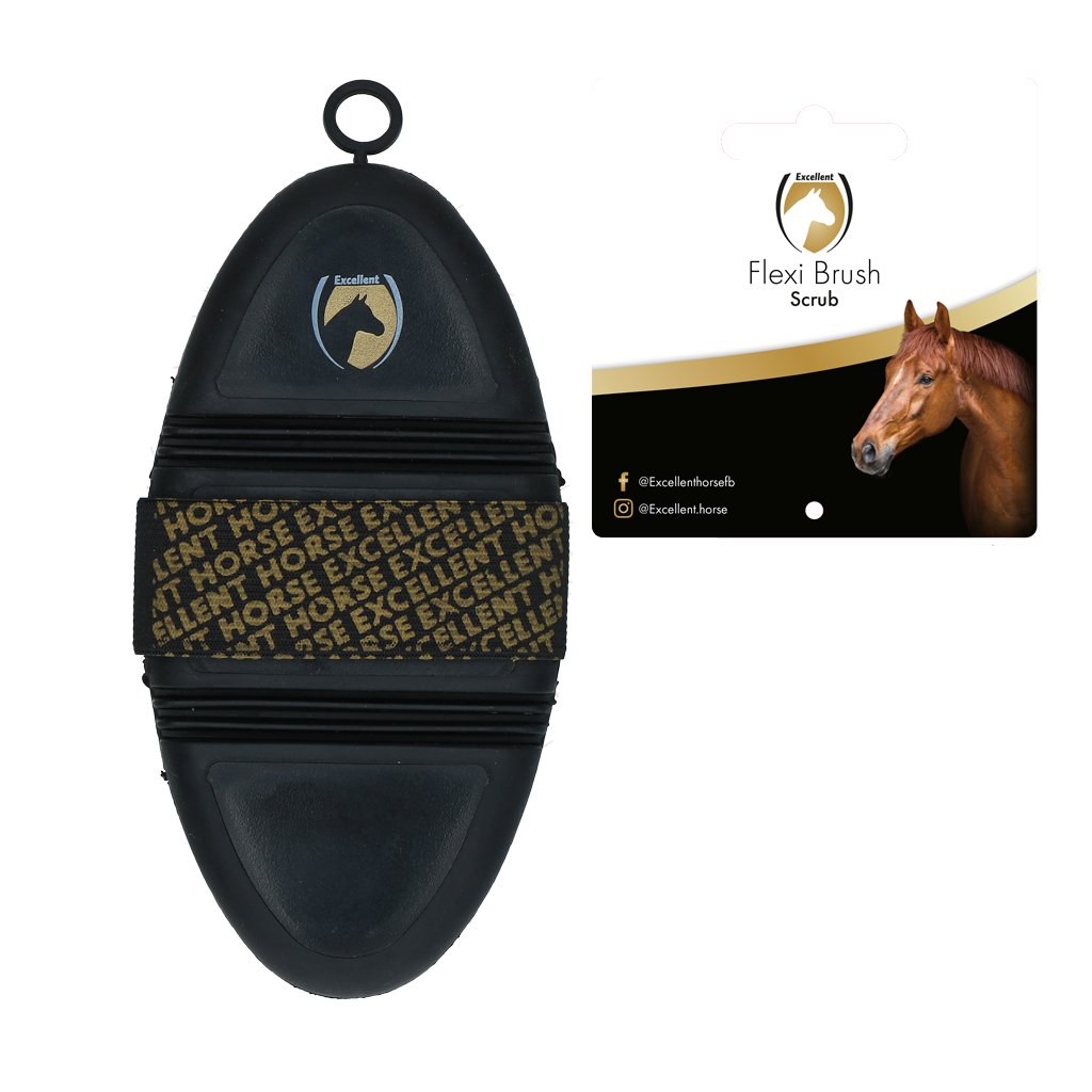 Excellent Horse Flexi Brush Scrub