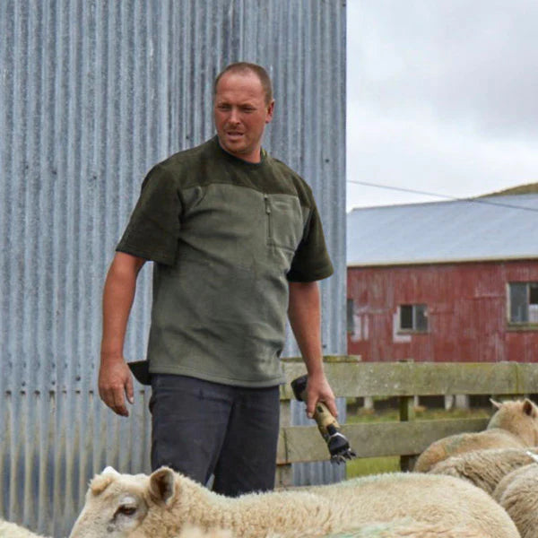 Betacraft Quest Fleece Tee Shirt Olive/Black