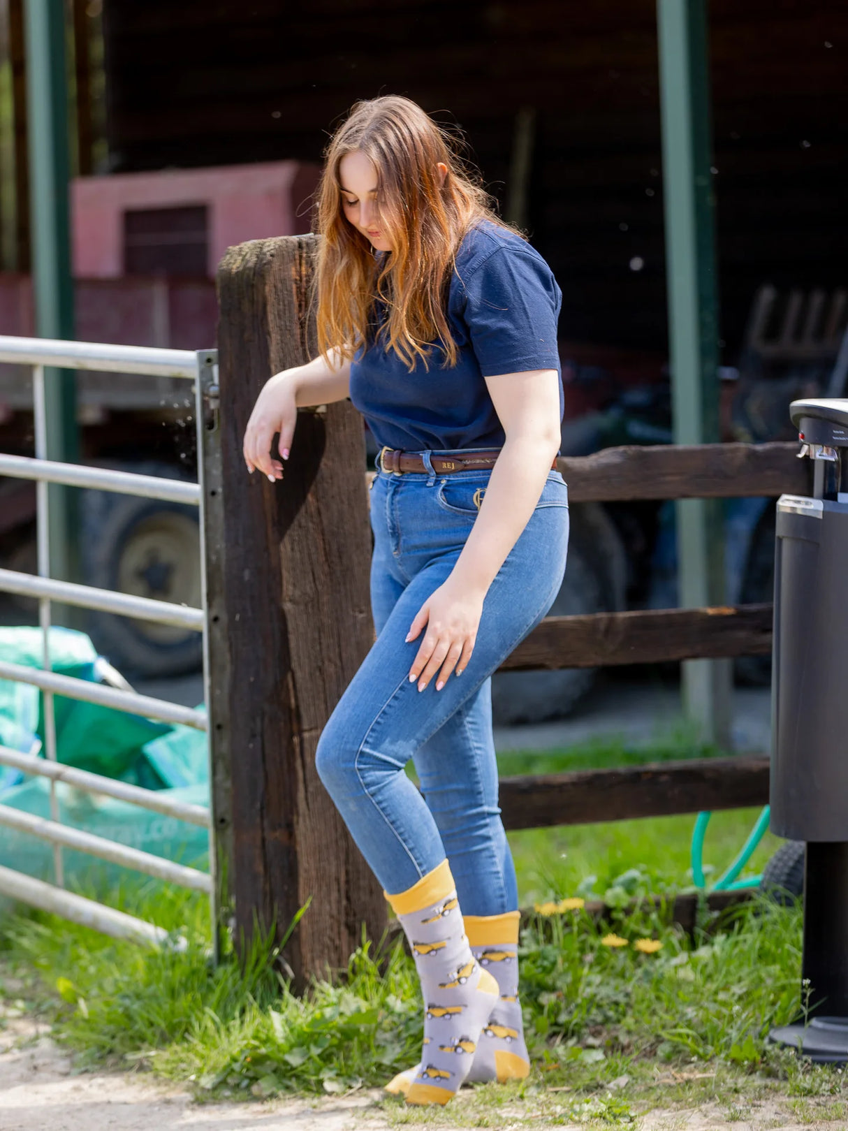 Combine Farm Socks | Crew