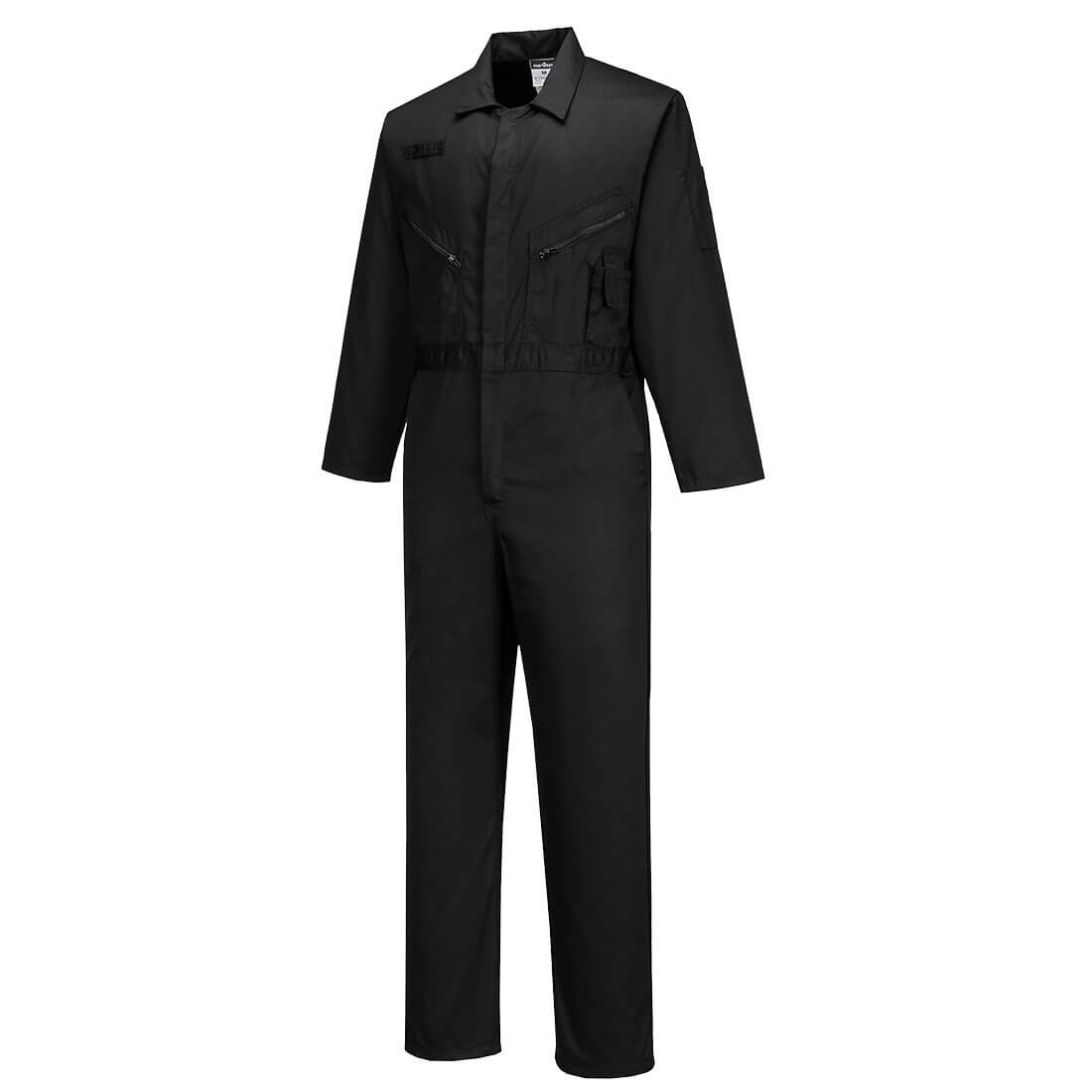 Portwest C813 Liverpool Zip Coverall Black