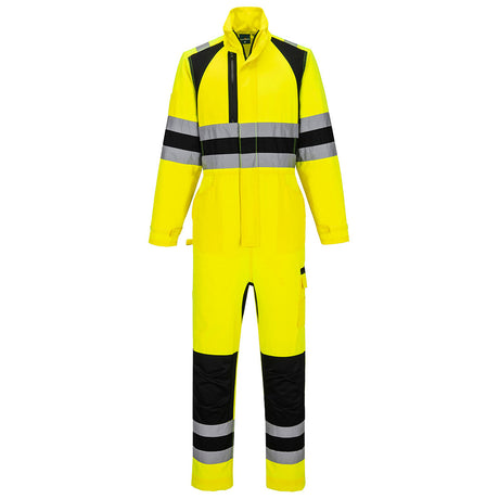 Portwest CD855 WX2 Eco Hi-Vis Coverall Yellow/Black