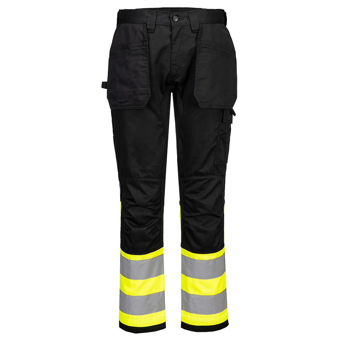 Portwest CD858 WX2 Eco Hi-Vis Holster Trouser Class 1 Yellow/Black