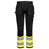 Portwest CD858 WX2 Eco Hi-Vis Holster Trouser Class 1 Yellow/Black