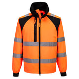 Portwest CD861 WX2 Eco Hi-Vis Work Jacket Orange/Black