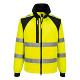 Portwest CD861 WX2 Eco Hi-Vis Work Jacket Yellow/Black