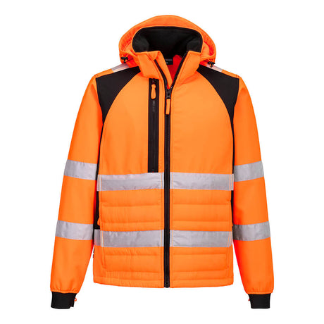 Portwest CD863 WX2 Eco Hi-Vis Hybrid Jacket Orange/Black