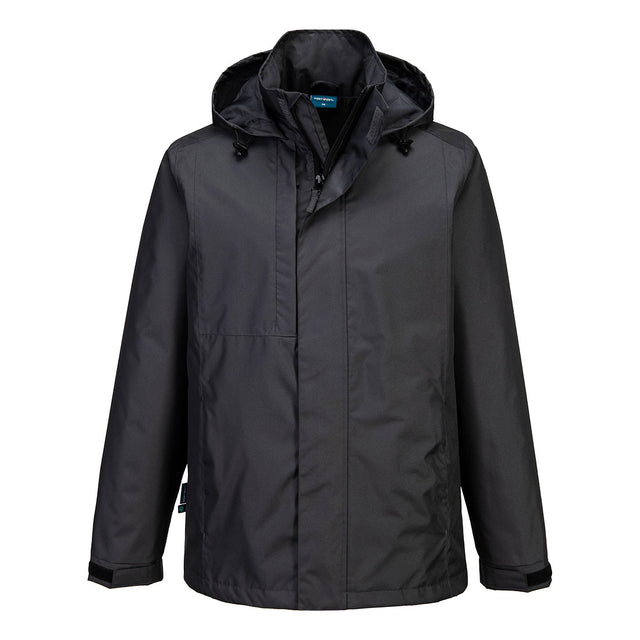Portwest CD867 WX2 Eco Rain Jacket Metal Grey