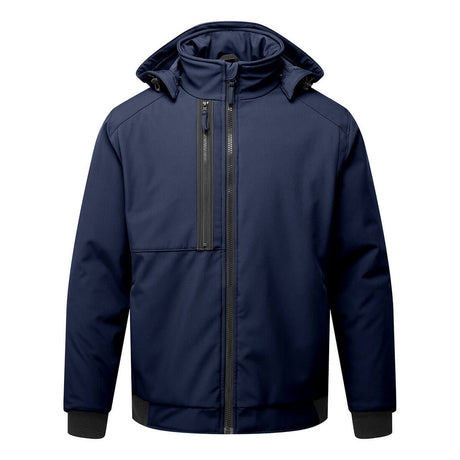 Portwest CD874 WX2 Eco Hooded Insulated Softshell (2L) Navy