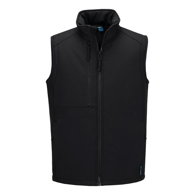Portwest CD877 WX2 Eco Insulated Softshell Bodywarmer (2L) Black