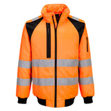 Portwest CD898 WX2 Hi-Vis 2-in-1 Pilot Jacket Orange/Black