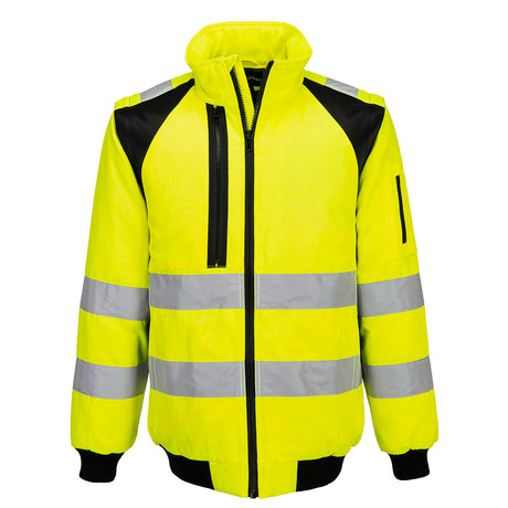 Portwest CD898 WX2 Hi-Vis 2-in-1 Pilot Jacket Yellow/Black