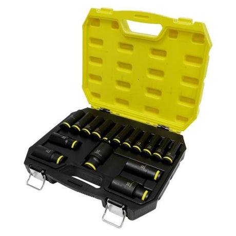 Tundra 16 Piece 1/2" Drive Impact Socket Set