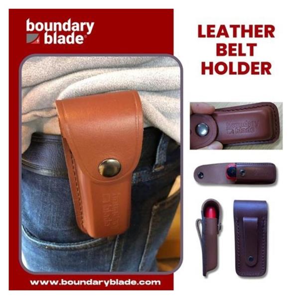 Boundary Blade Leather Belt Holder