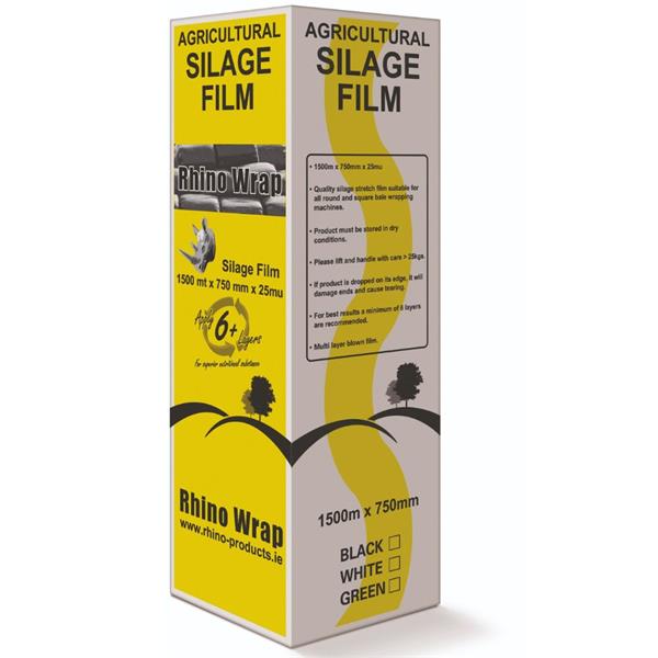 Rhino Round Bale Wrap Full Pallet of 40 Rolls
